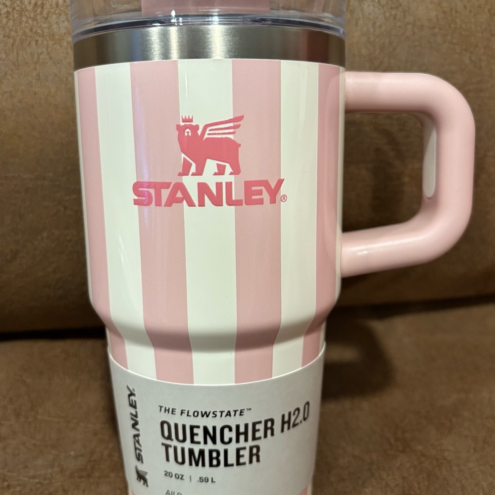 Stanley 20oz. Pink and White Quencher Tumbler